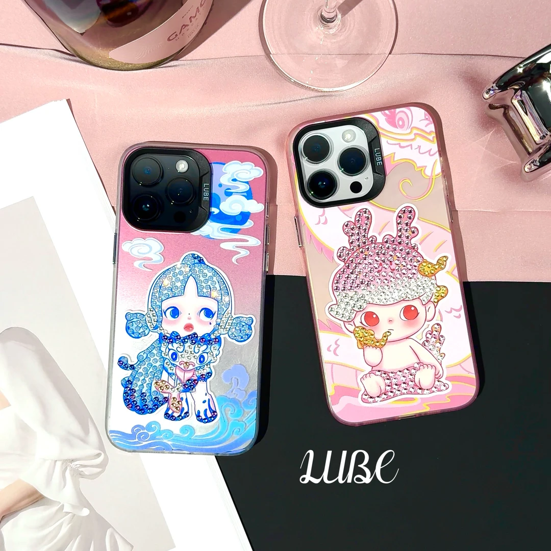 【龙吟献瑞】歪歪高定钻壳适用于iPhone15promax/14/13