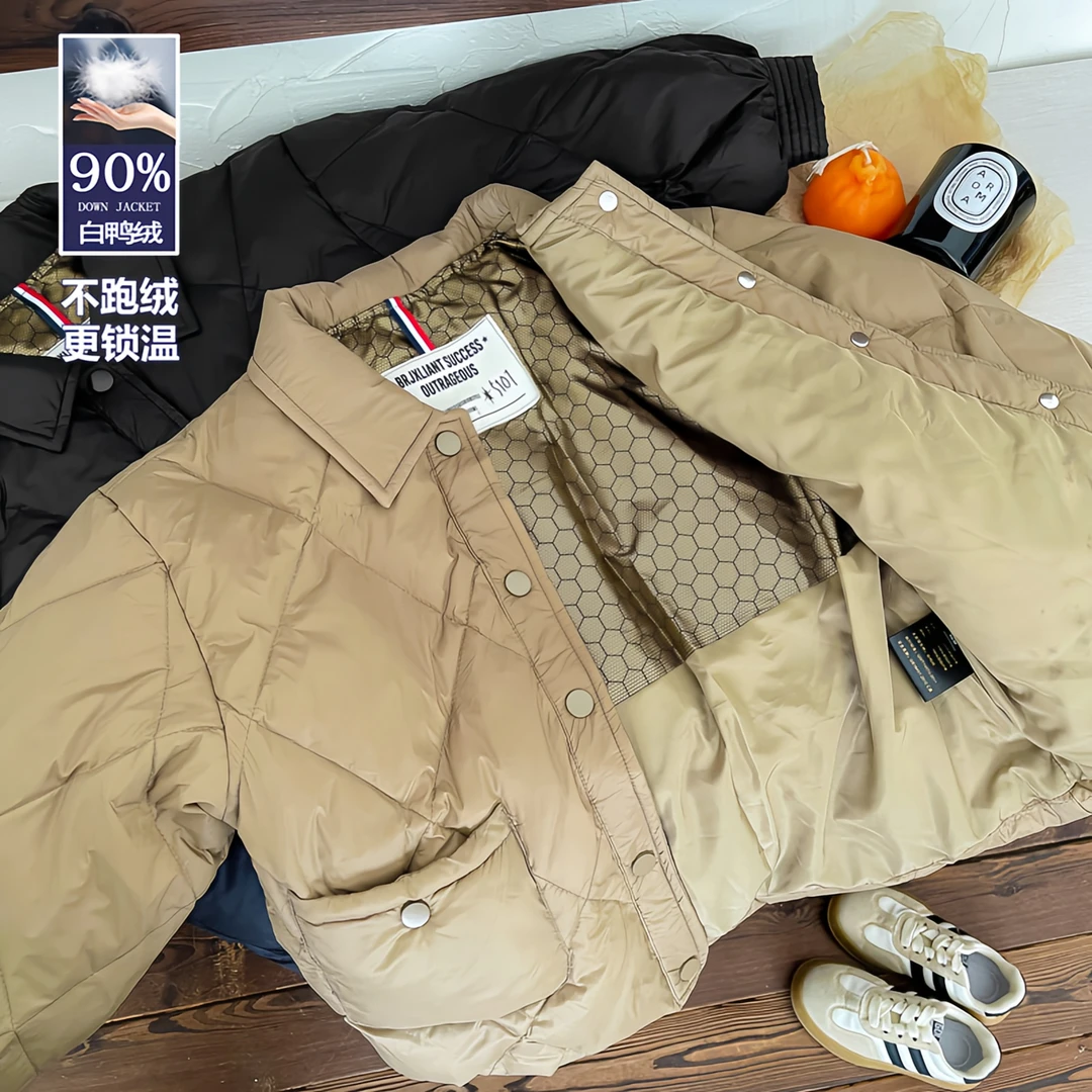 正品黑金儿童羽绒服男女童90白鸭绒轻薄外套中小童秋冬装保暖内搭