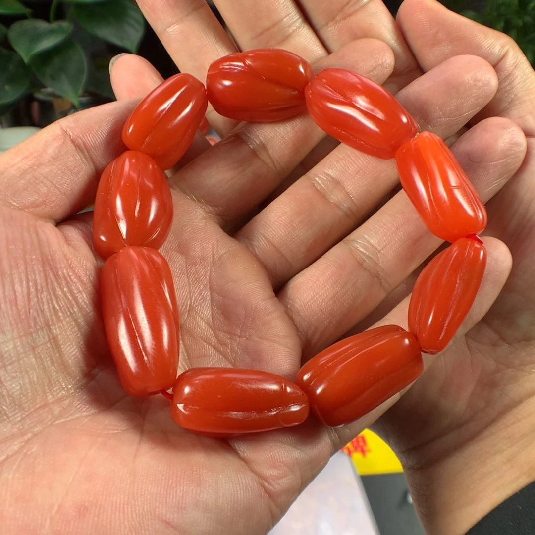 南红玛瑙手链未镶嵌X*X