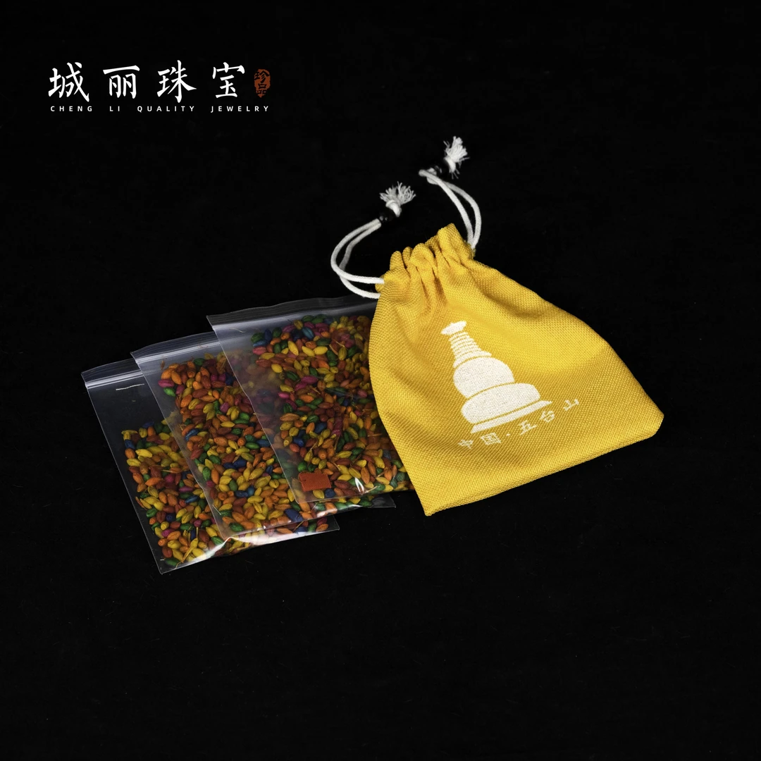 首饰袋 【静文】青稞首饰袋/份 FL-2490