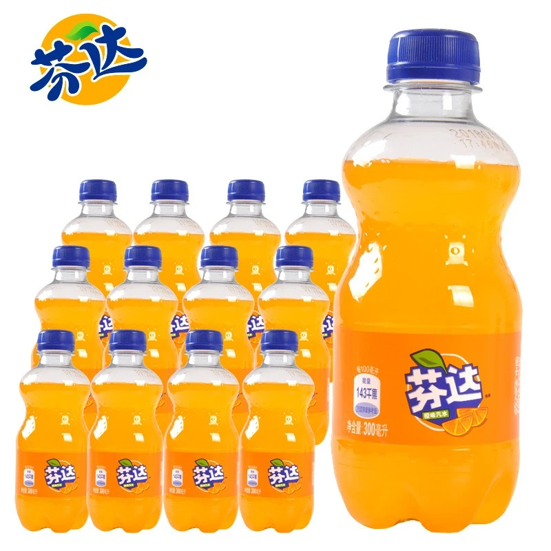【新店新活动】芬达橙味汽水300ml*6瓶CZG