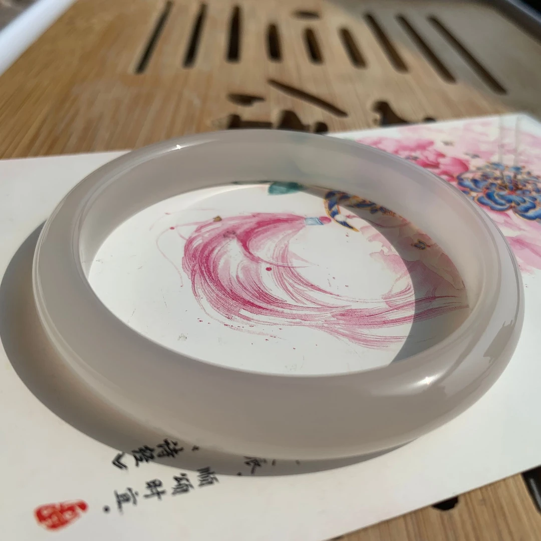 手镯圈口测量示范图  勿拍