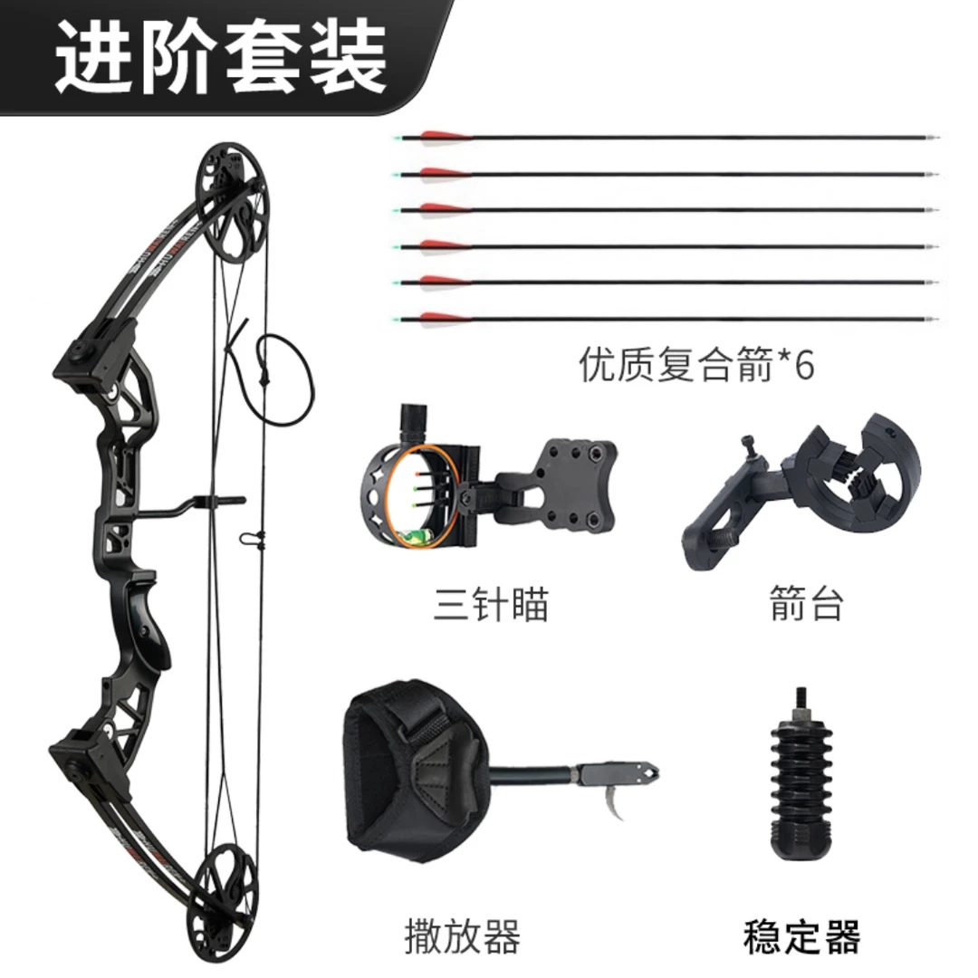 【活动专属】裴奇S1复合弓成人青少年拉力调节户外运动器材huwairen