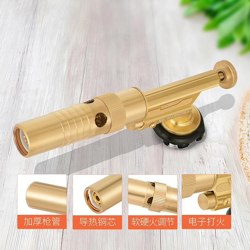 8805纯铜火喷头家用烧毛器户外打火器美食烘焙烧烤高温点碳用具