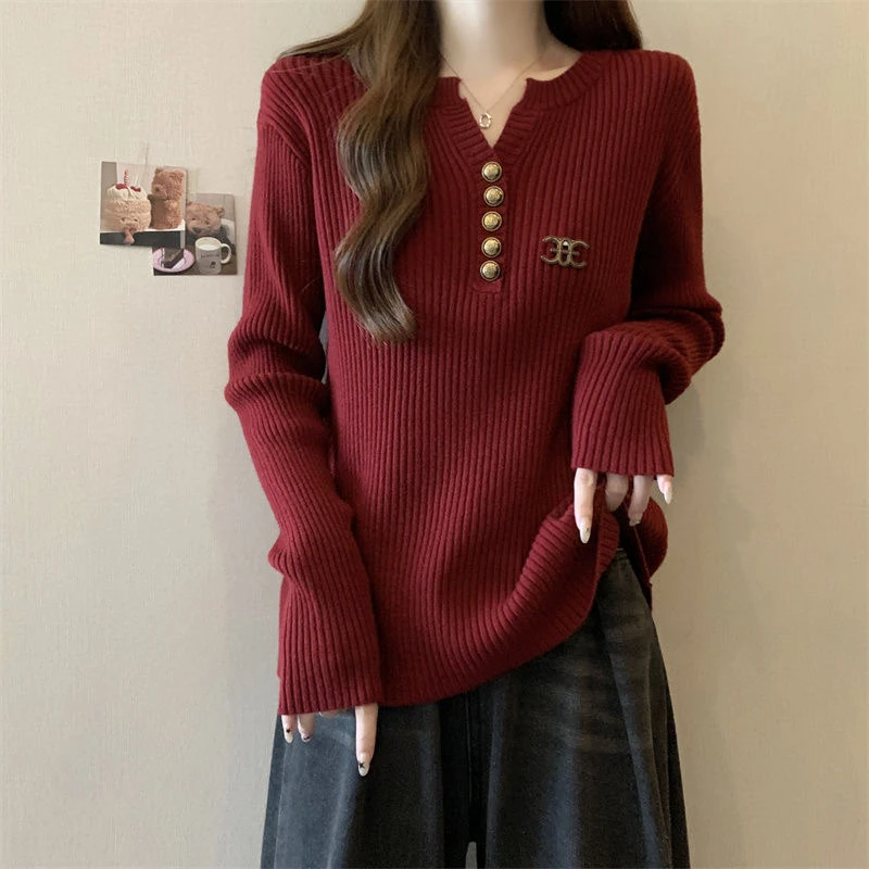 【拉法LARFille】「米兰情调」高个子定制徽标针织衫