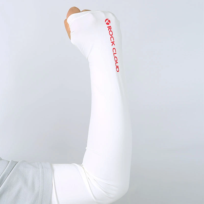 RockCloud/岩云夏季遮阳袖骑行冰爽冰袖长款运动骑车防晒冰丝冰袖