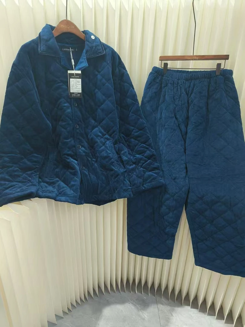 【主播补贴】秋冬居家棉服套装男士w102