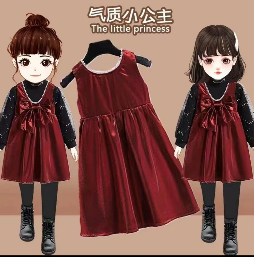 微瑕疵女童连衣裙洋气礼服2024宝宝洋气纱裙小女孩夏季直播间下单