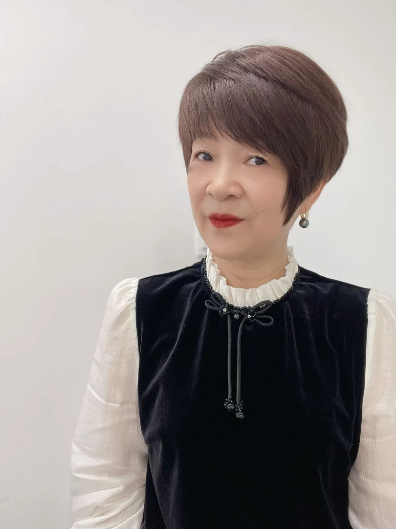 梦妃假发  21号精致知性减龄直发短发  全真发少女辫子发全头套