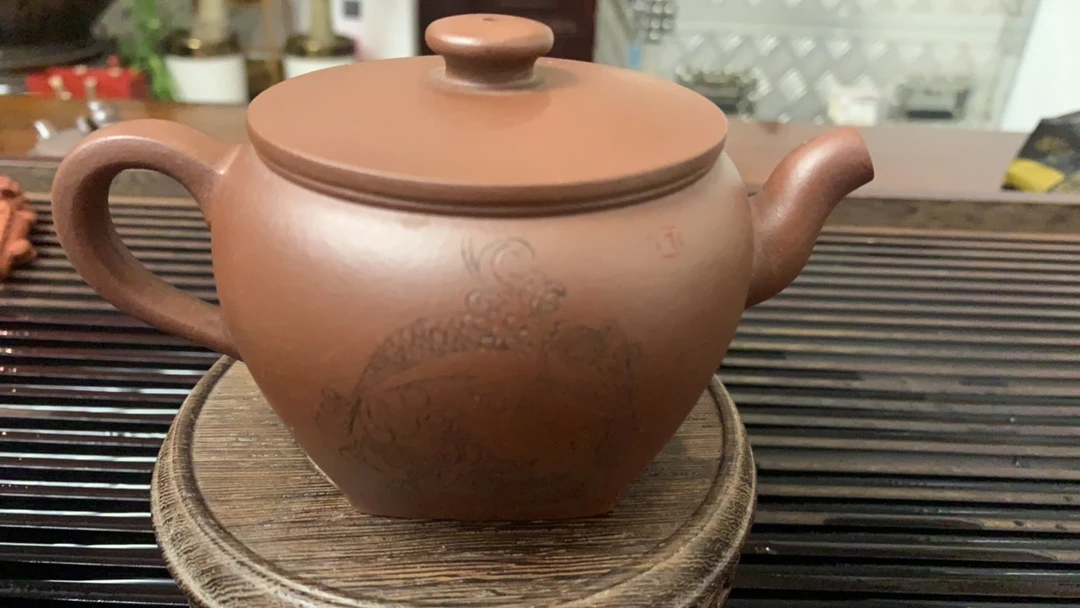 有鱼吉祥，原矿清水泥，半手工