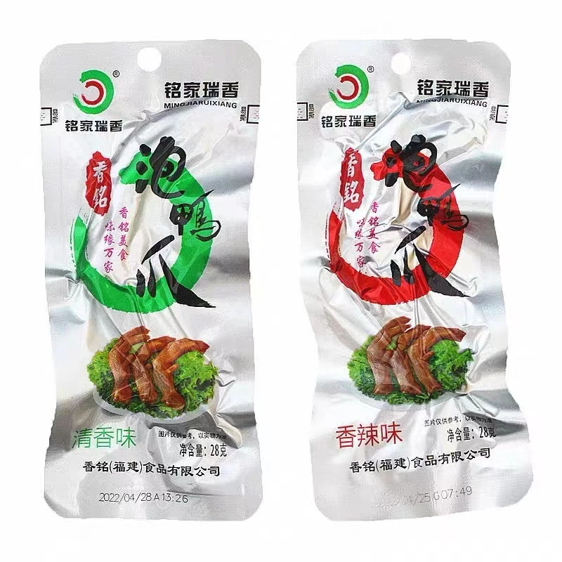 香铭鲜香独立泡鸭爪铭家瑞香清香香辣福建特产下洋土楼卤味零食
