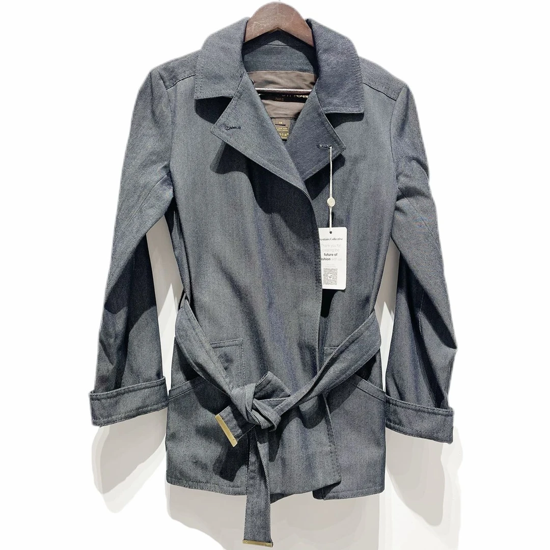 99新 LouisVuitton/路易威登 蔚蓝/黑色外套 尺码38