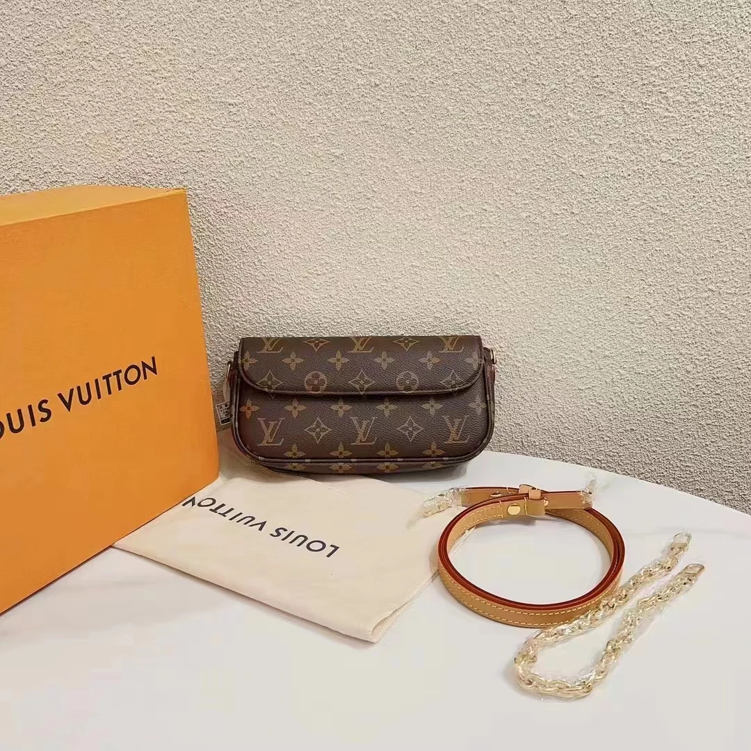 99新 LouisVuitton/路易威登 蓝总专场/ivy 经典老花腋下包