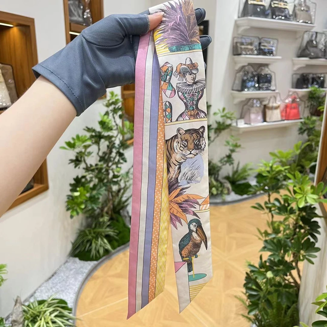 99新 Hermes/爱马仕 蔚蓝中古/  twilly 丝巾