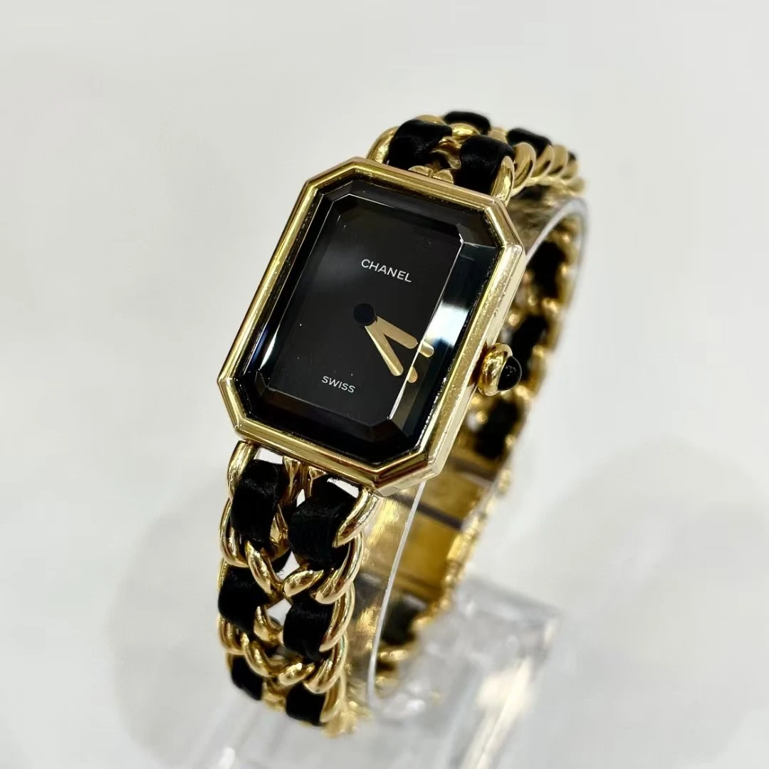99新 Chanel/香奈儿 蔚蓝/黑金方糖手表