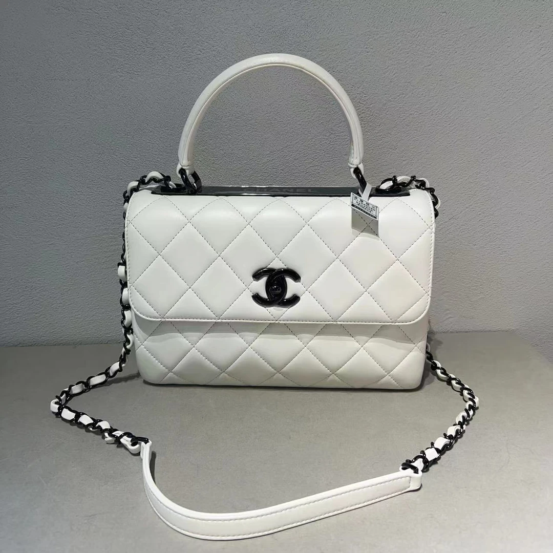 99新 Chanel/香奈儿 北京专场/trendy cc 熊猫色 链条包 芯片