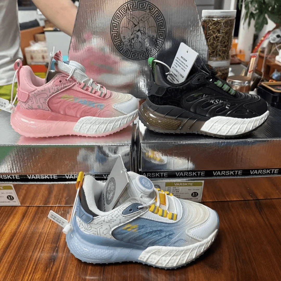 888-1varskte精品时尚潮流男女童轻便百搭双网透气网面春秋款童鞋