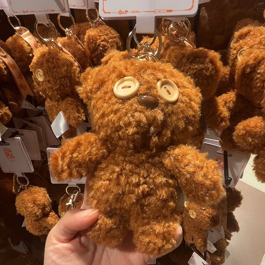 环球影城正品周边代购小黄人蒂姆小熊毛绒钥匙链挂包链