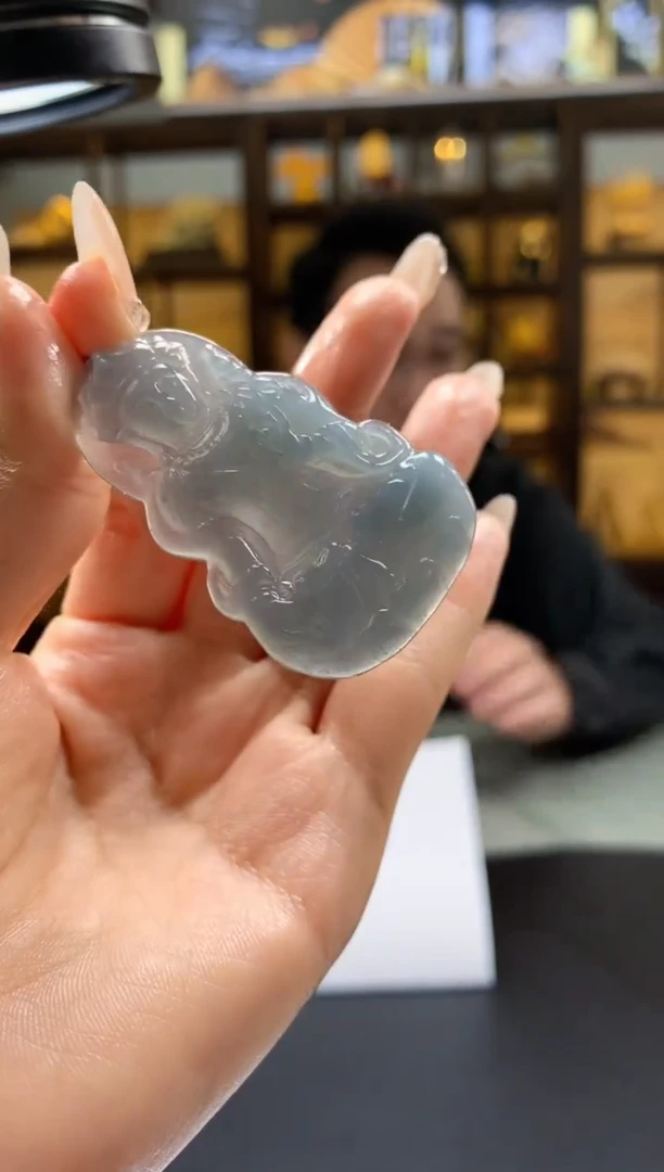 【闪购商品】定制翡翠未镶嵌4837jy-毛货挂件184多样性发其一