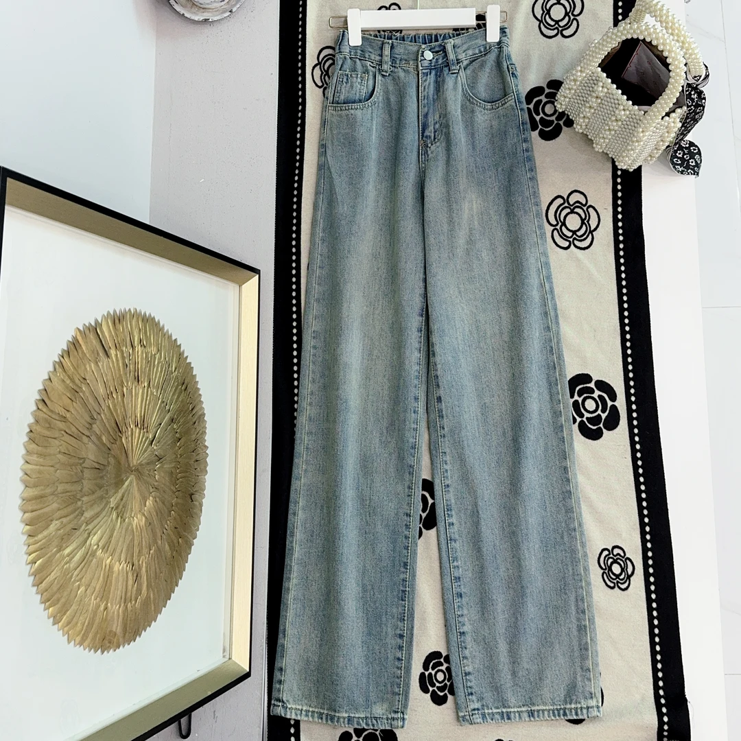 腰60-72长105~拔高显瘦百搭休闲裤 4416