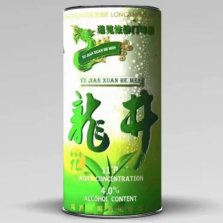 遇见炫赫门龙井小麦啤酒  12°P 1L/听