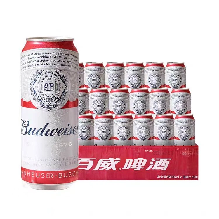 百威Budweiser啤酒 9.7°P 500ml/听*18