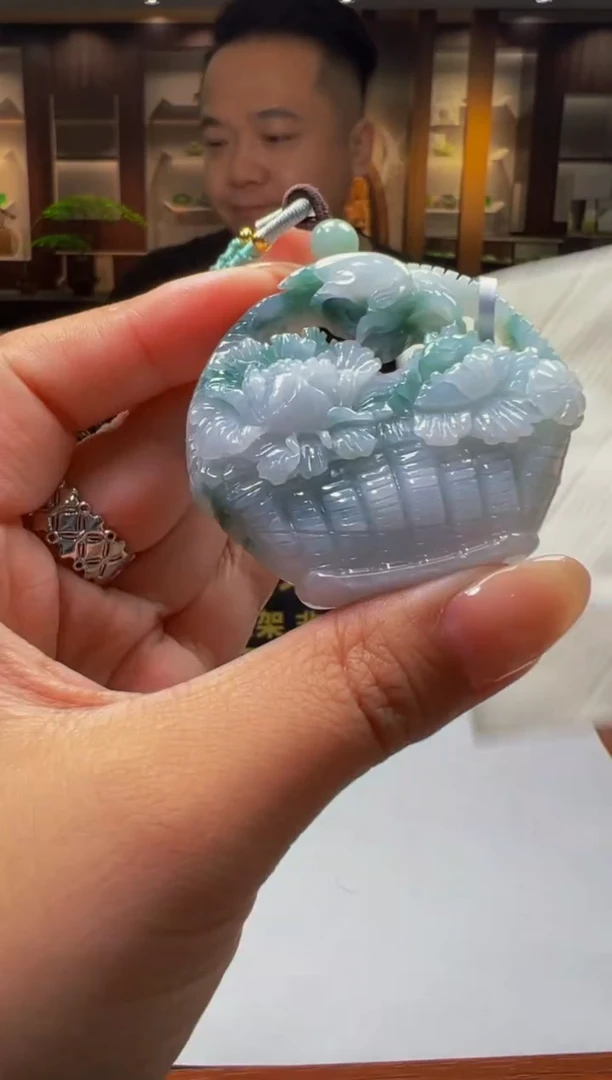 【闪购商品】翡翠颈饰未镶嵌Q2024-8-19-60