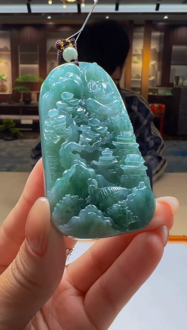 【闪购商品】翡翠颈饰未镶嵌Q2024-9-22-10