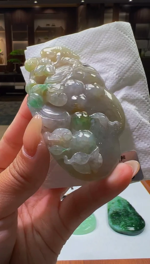 【闪购商品】定制翡翠未镶嵌Q2024-8-24-279