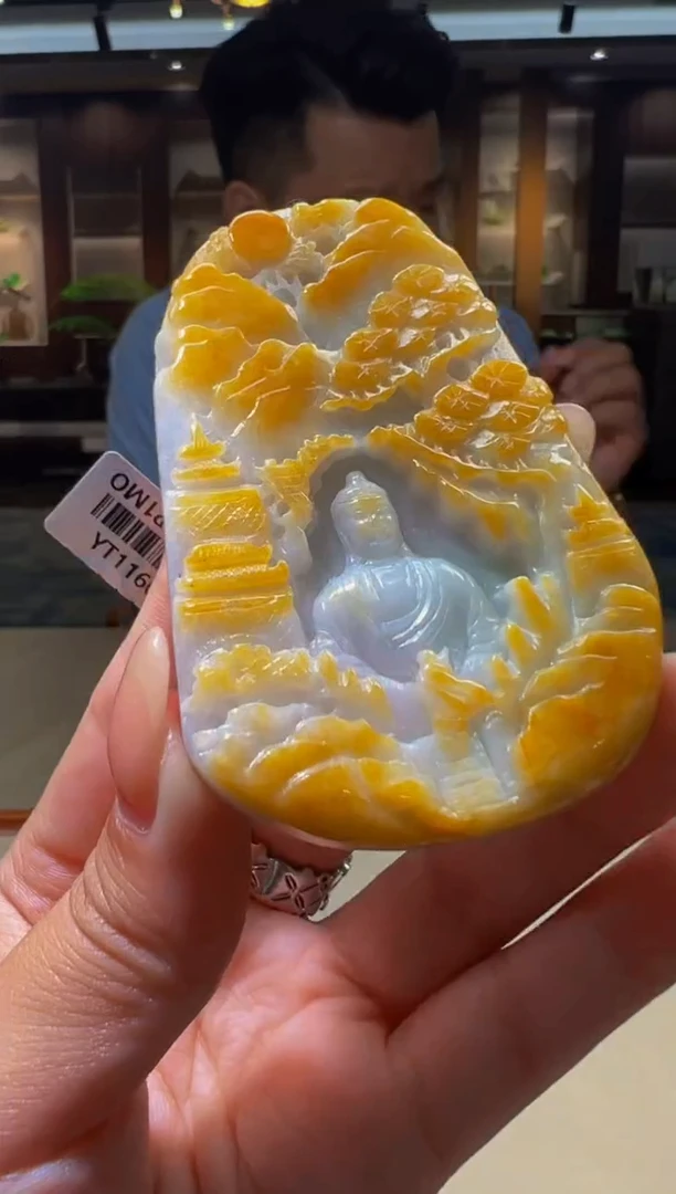 【闪购商品】翡翠颈饰未镶嵌Q2024-8-28-15