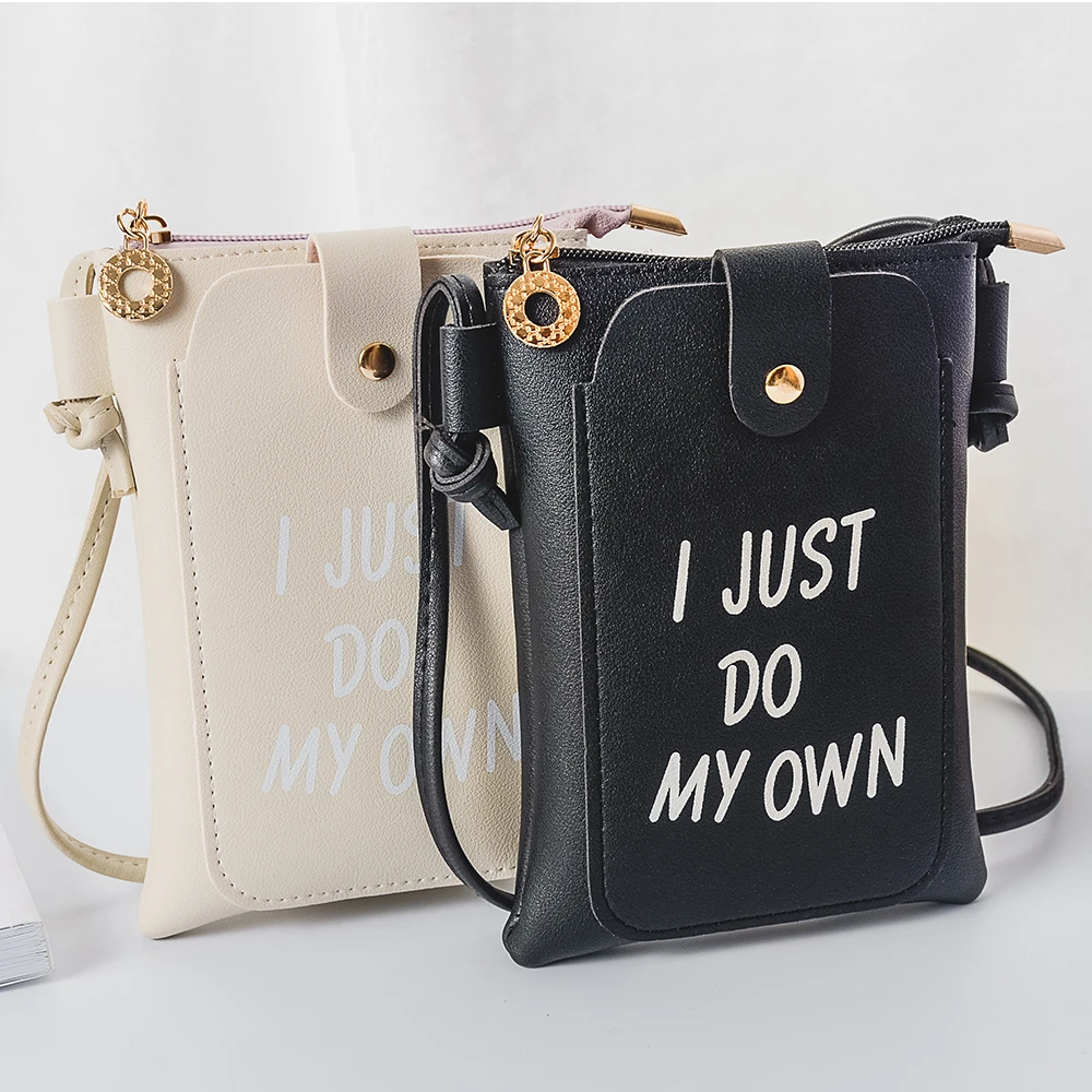 手机包女2025新款百搭简约手机零钱包潮流ins风斜跨单肩包小包包