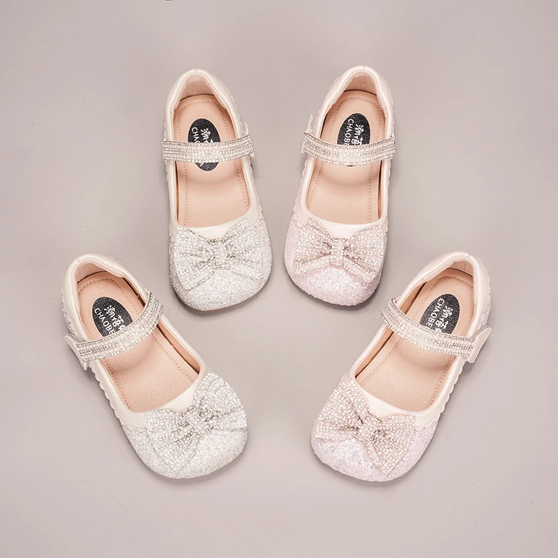 潮蓓娜工厂直销女童公主鞋父亲节儿童节洋气时尚宝宝软底春季大童