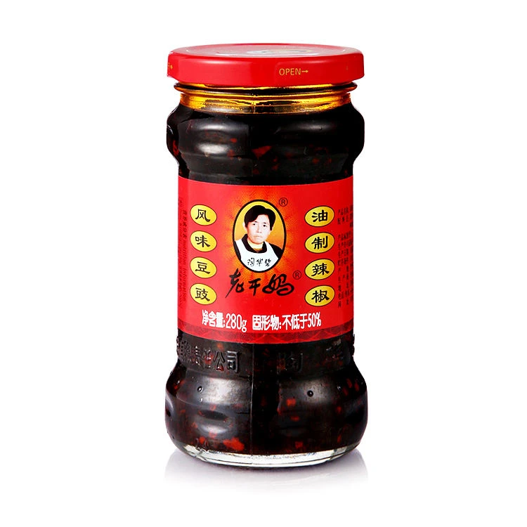 老干妈（ZG） 风味豆豉油制辣椒280g/瓶