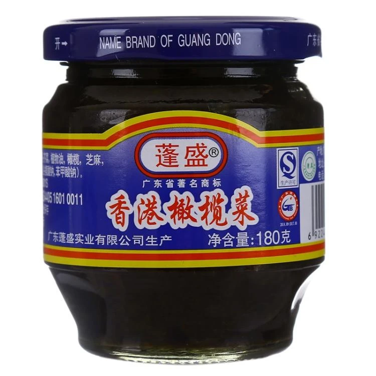 蓬盛 香港橄榄菜180g/瓶