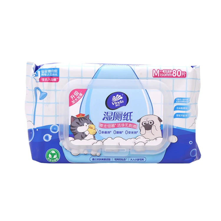 维达 湿厕纸80片/包