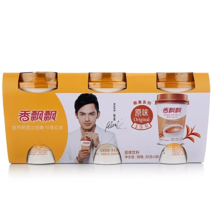 香飘飘 椰果原味三连杯80g*3杯/组