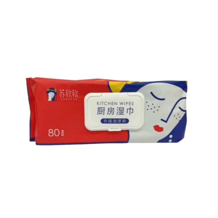 苏软软（ZG） 苏软软厨房湿巾80抽/包