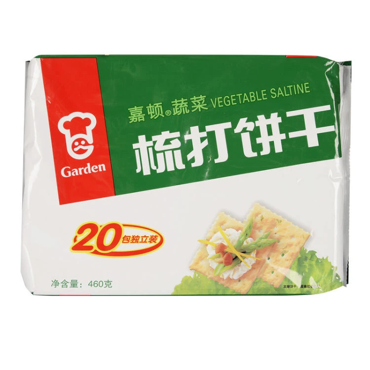 嘉顿 20小包蔬菜梳打优惠装460g/袋