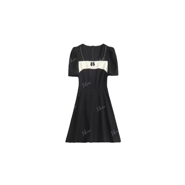 【封后轻奢设计】夏季新款法式甜美蝴蝶结连衣裙837/23178