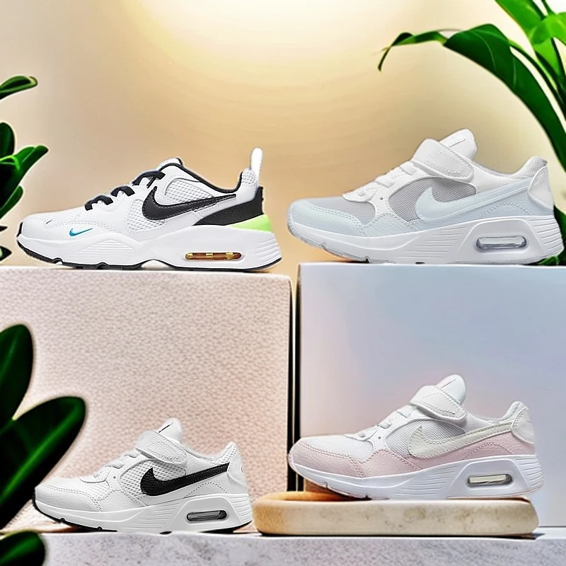 Nike Air Max SC 复古魔术贴 防滑减震耐磨 跑步鞋  中童
