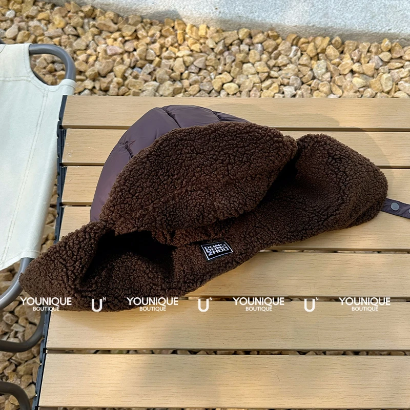 【DONGDONGZHOU】新品24秋冬护耳呜哈羽绒帽鹅绒帽女