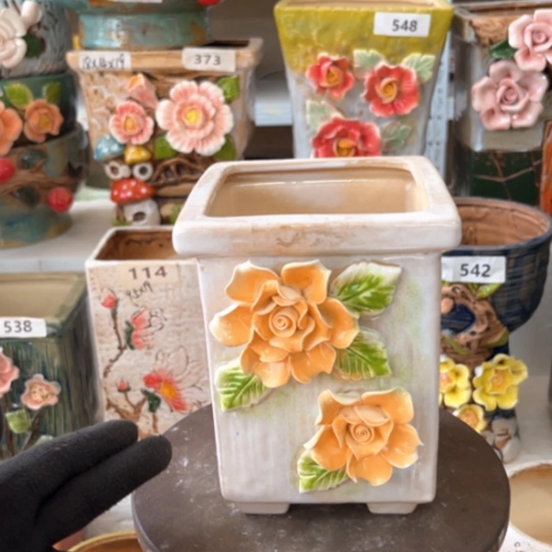 【闪购商品】紫砂花盆陶瓷制品