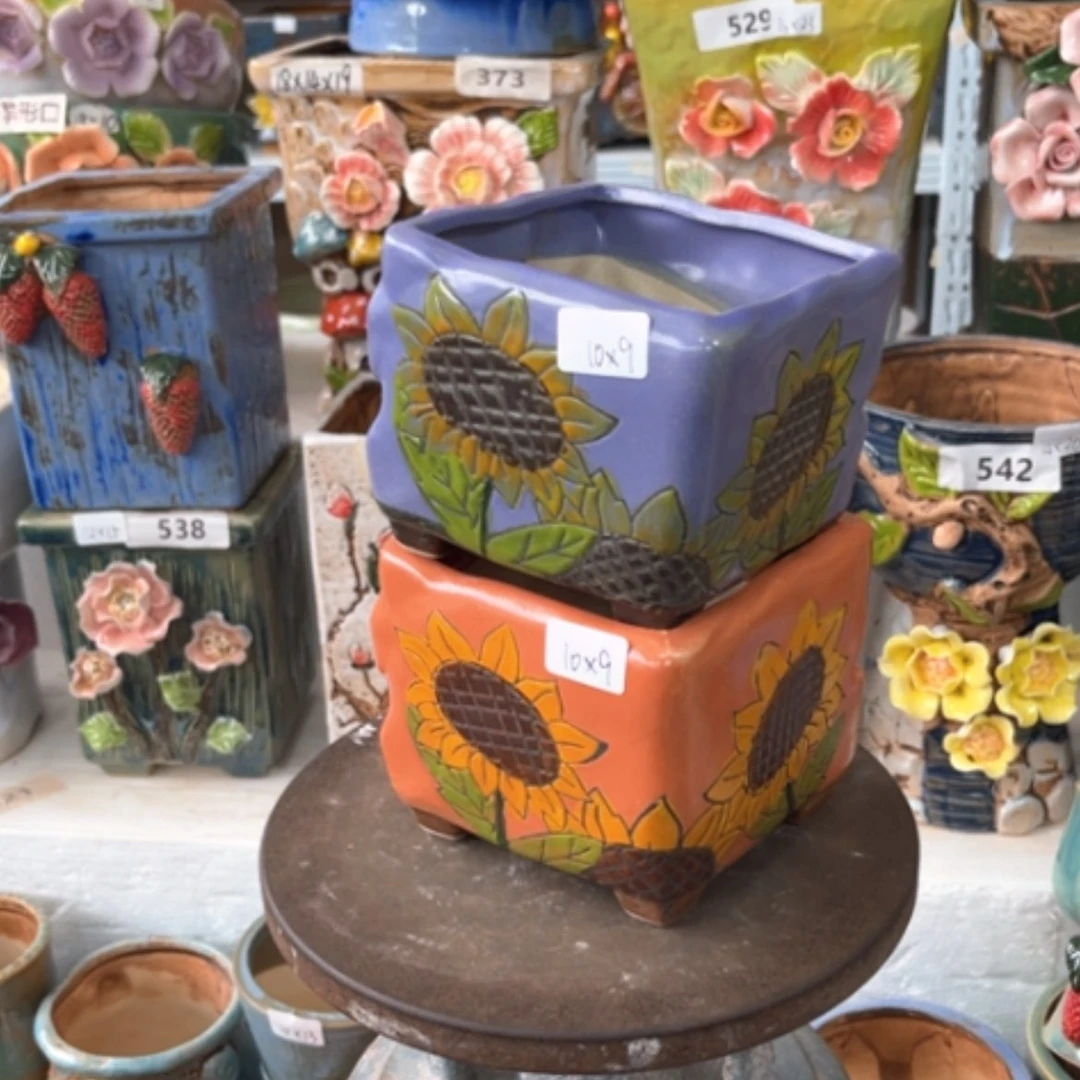 【闪购商品】紫砂花盆陶瓷制品