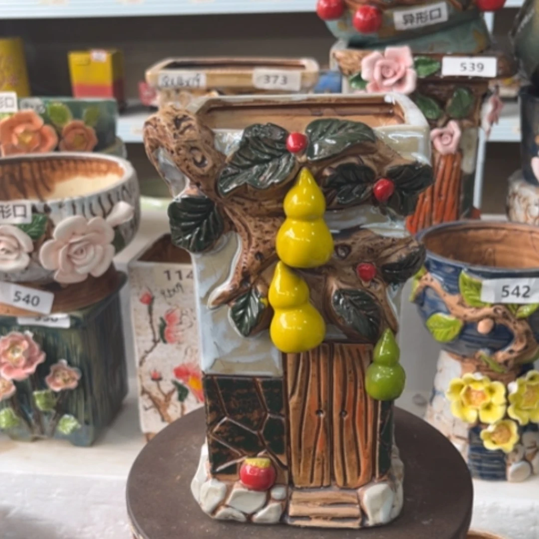 【闪购商品】紫砂花盆陶瓷制品