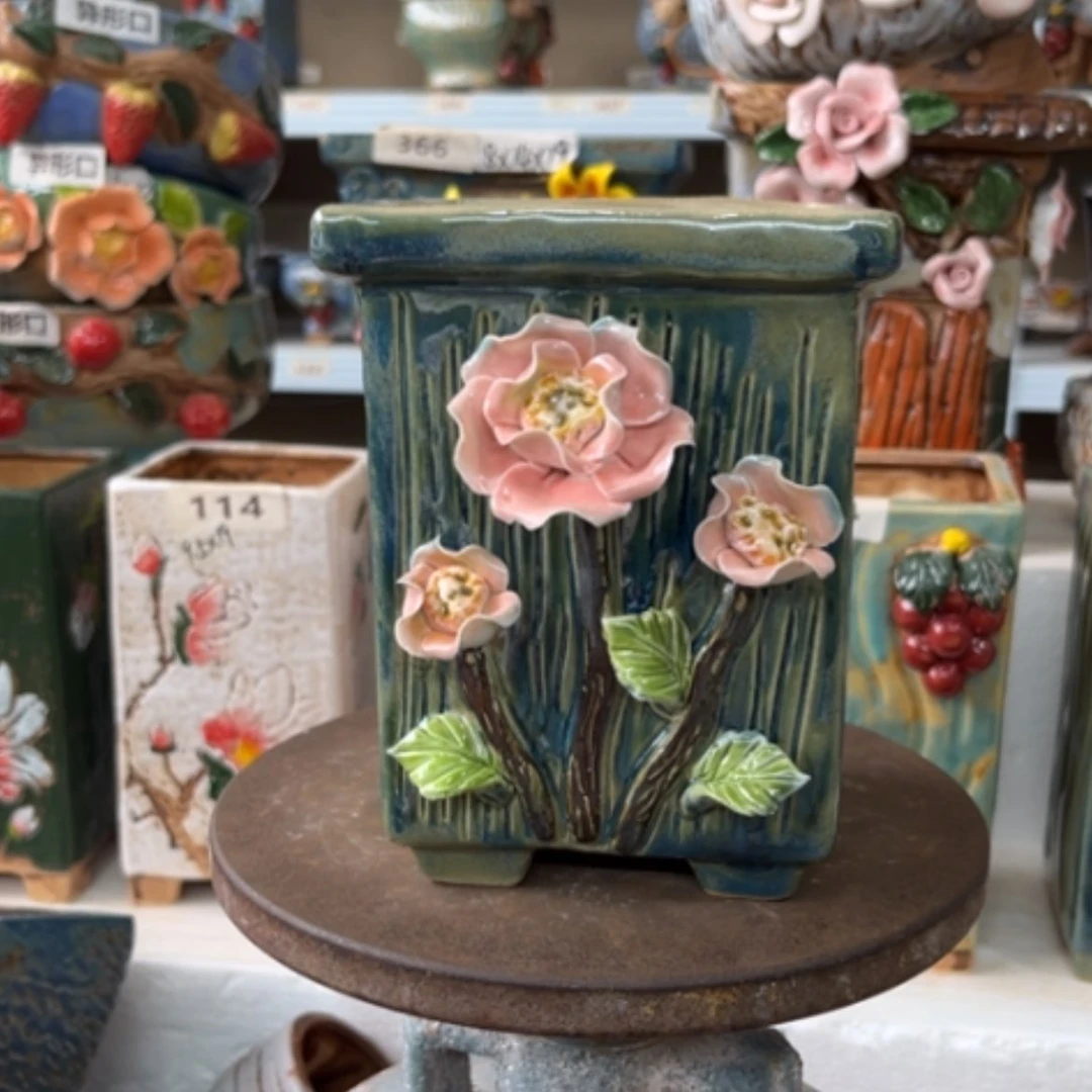 【闪购商品】紫砂花盆陶瓷制品