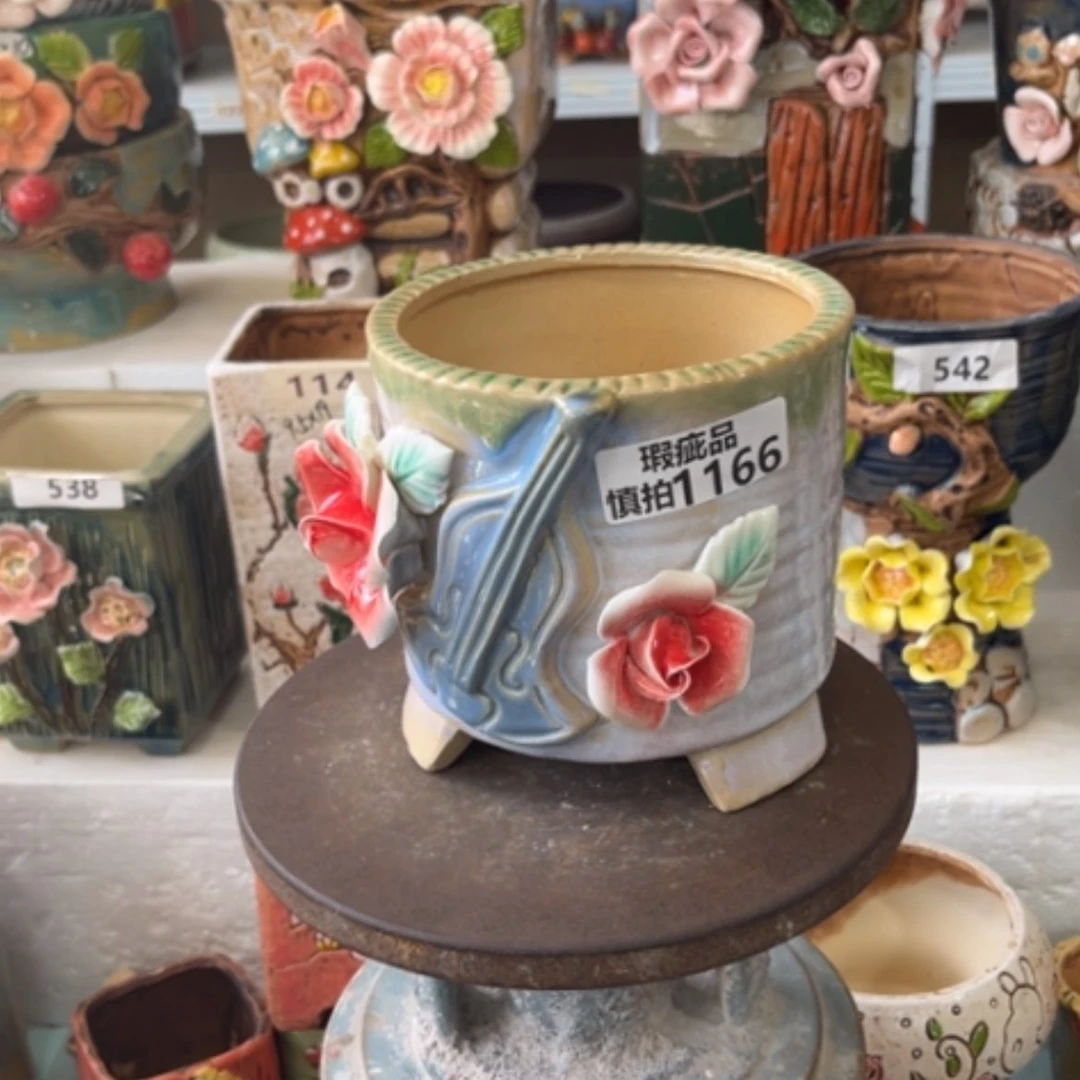 【闪购商品】紫砂花盆陶瓷制品1166