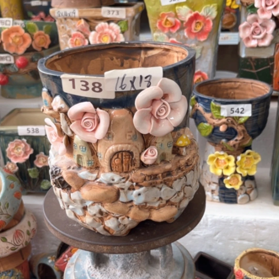 【闪购商品】紫砂花盆陶瓷制品