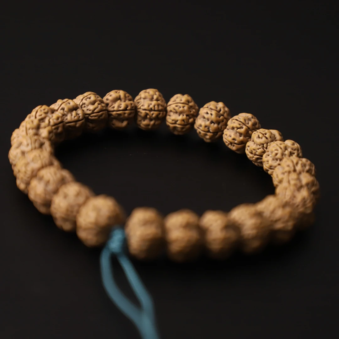 S6769-1【花神】定制矮桩梅花双龙小金刚单圈手串（送工具）