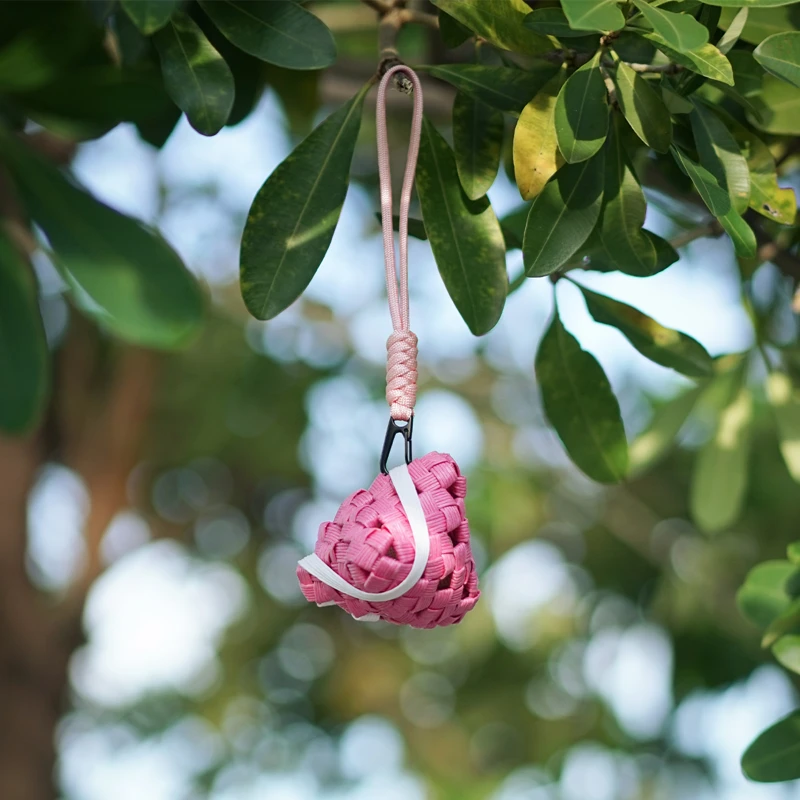 禾希有物 织织袋三角包手工编织纸藤编制潮流便携立体百搭饰品