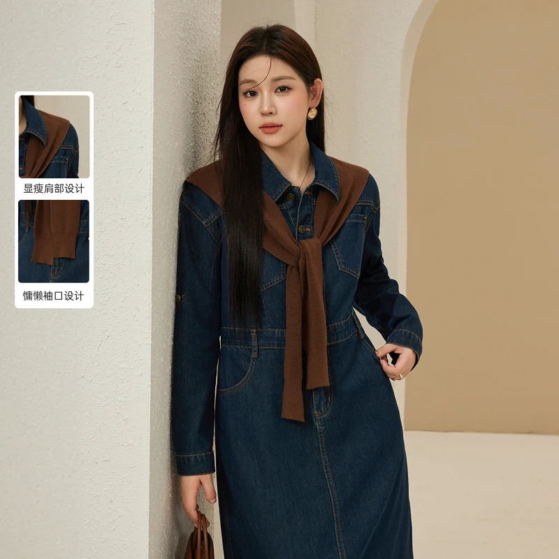 【软糯叠穿百搭坎肩】纤莉秀大码女装打结坎肩休闲柔软披肩QJ4360